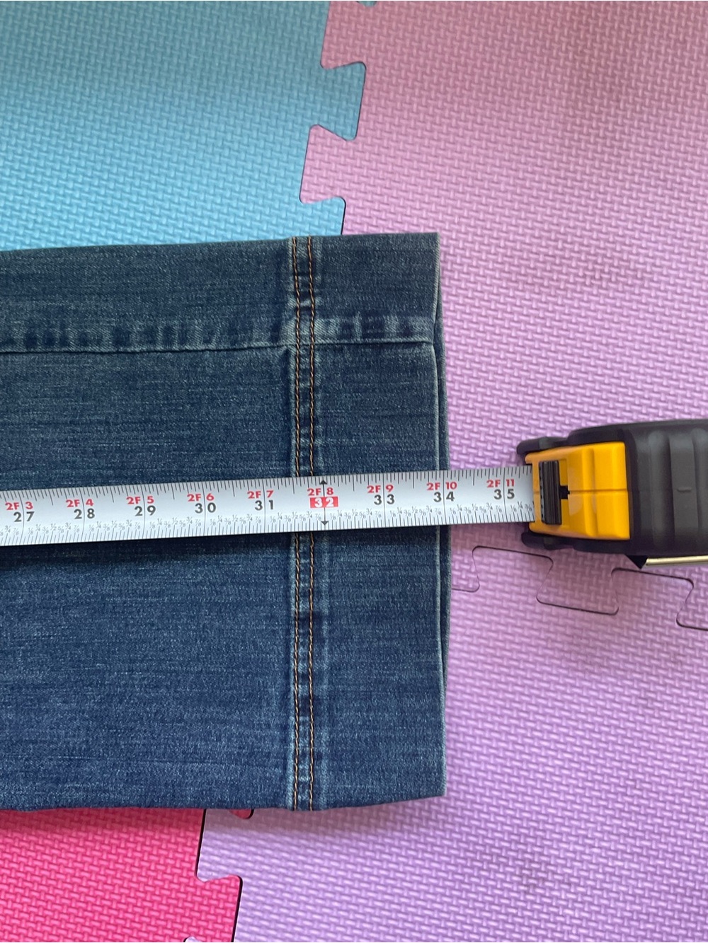 🍊Timeless Classic Banana Republic Dark Blue High-Rise Wide Leg Crop Jeans Size 2 - Picture 5 of 7